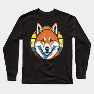 Shiba Portrait Long Sleeve T-Shirt